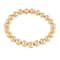8mm Gold Round Beaded Charm Bracelet by Bead Landing™